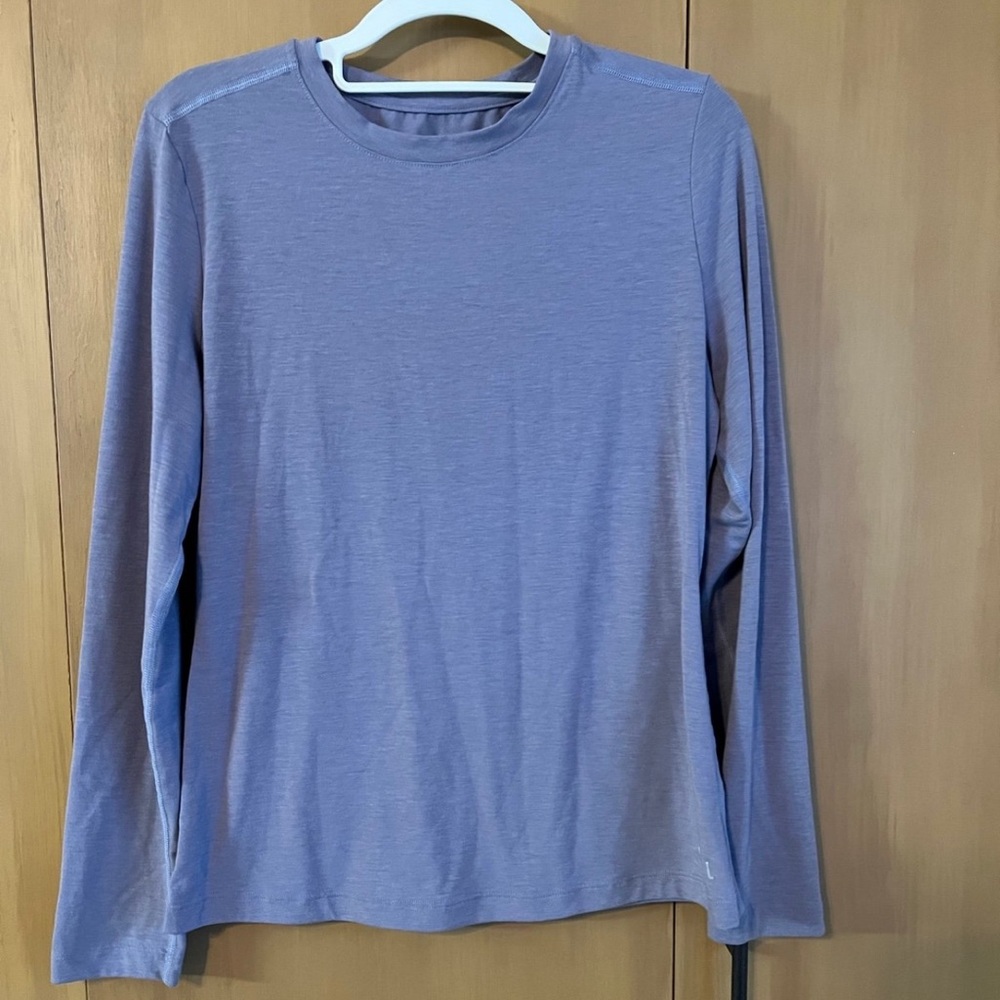 Nobull Project womens long sleeve shirt. Small. Plum.